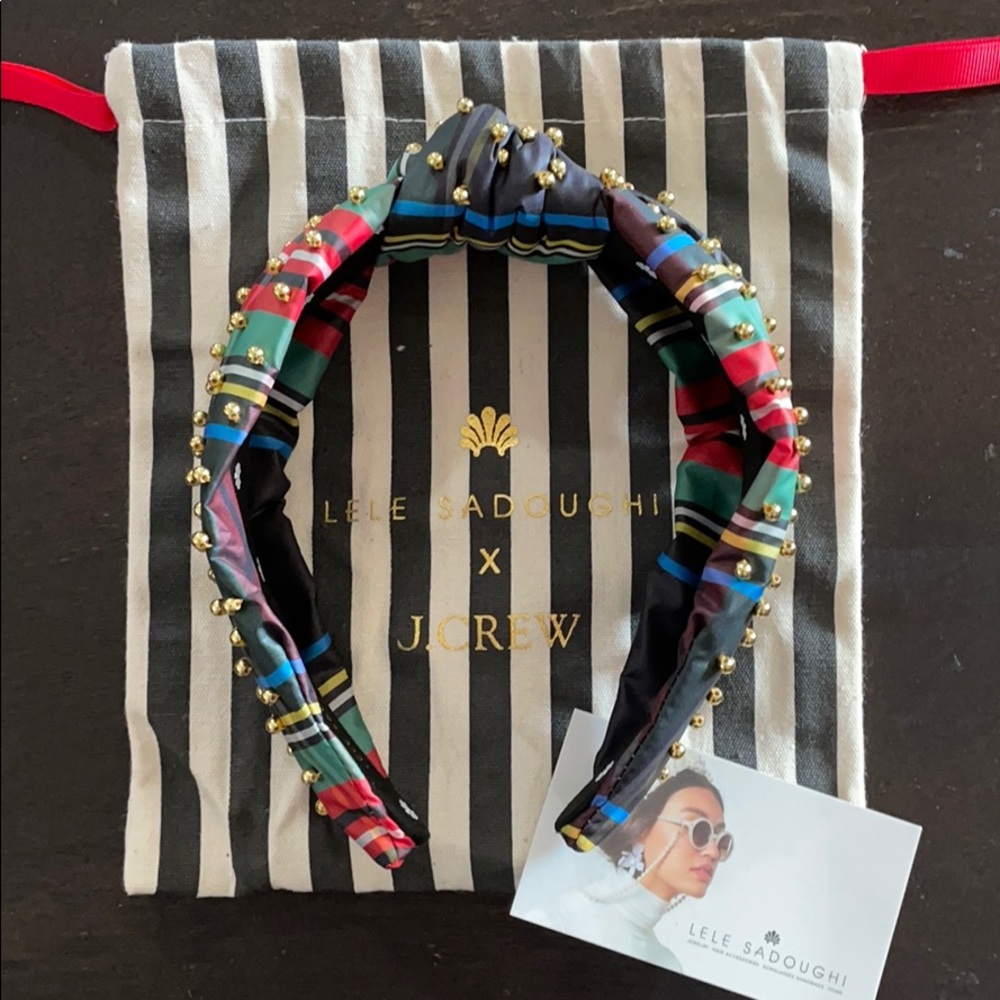New, never worn Lele Sadoughi x J. Crew